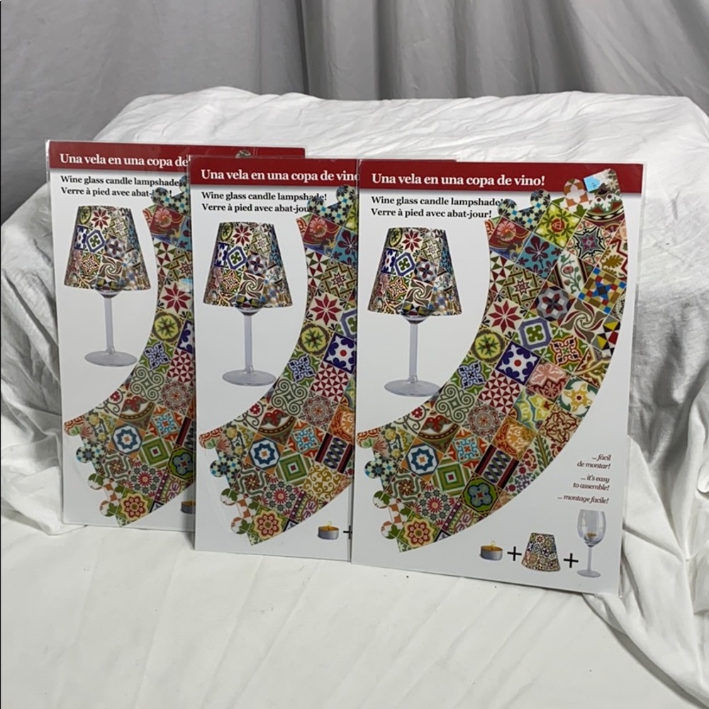 3-Pack Wineglass Lampshade Kit